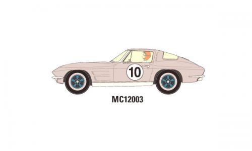 MRRC Corvette Grand Sport # 10 silver